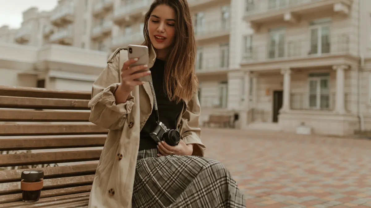Looks com saia midi