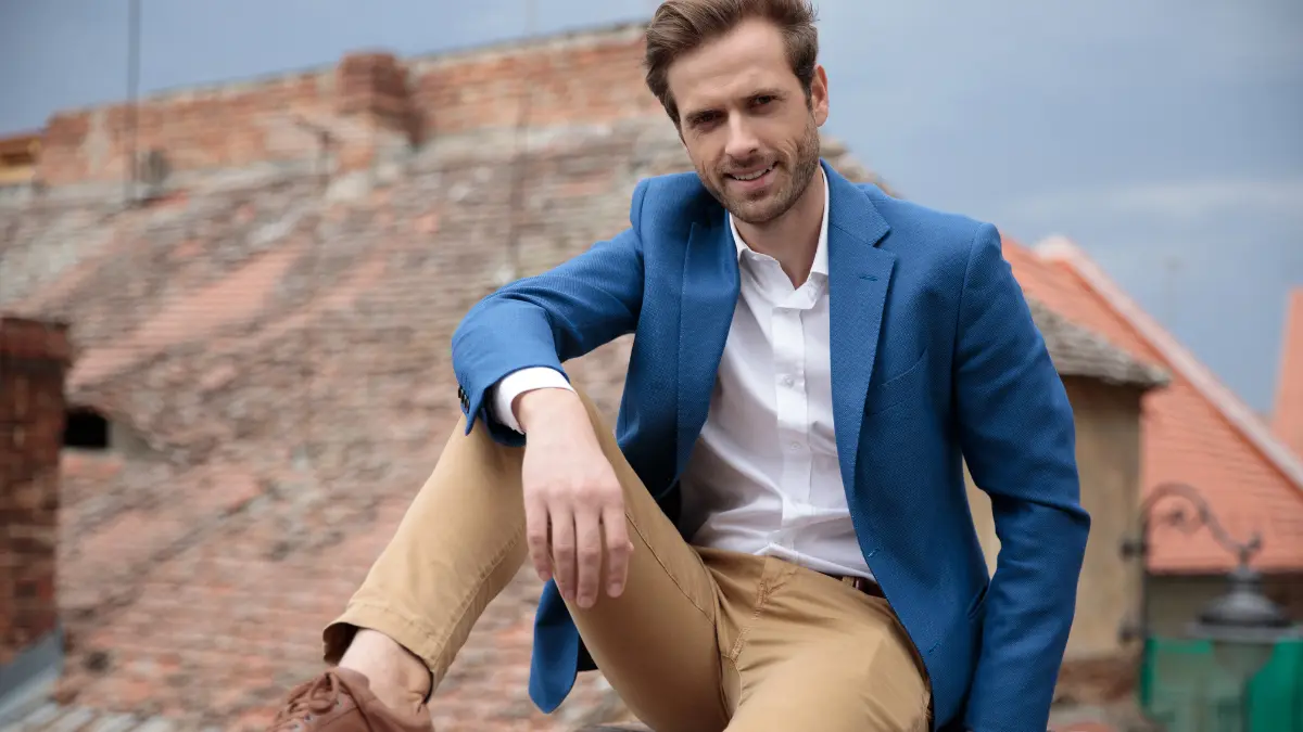 Traje esporte fino masculino