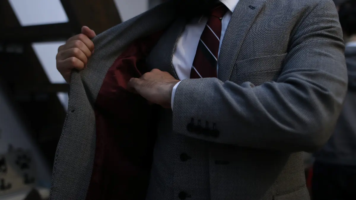 Traje social masculino