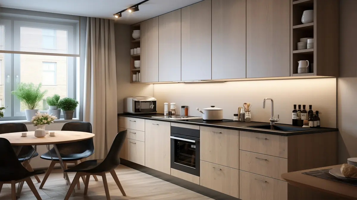 Como montar a cozinha ideal para um apartamento pequeno