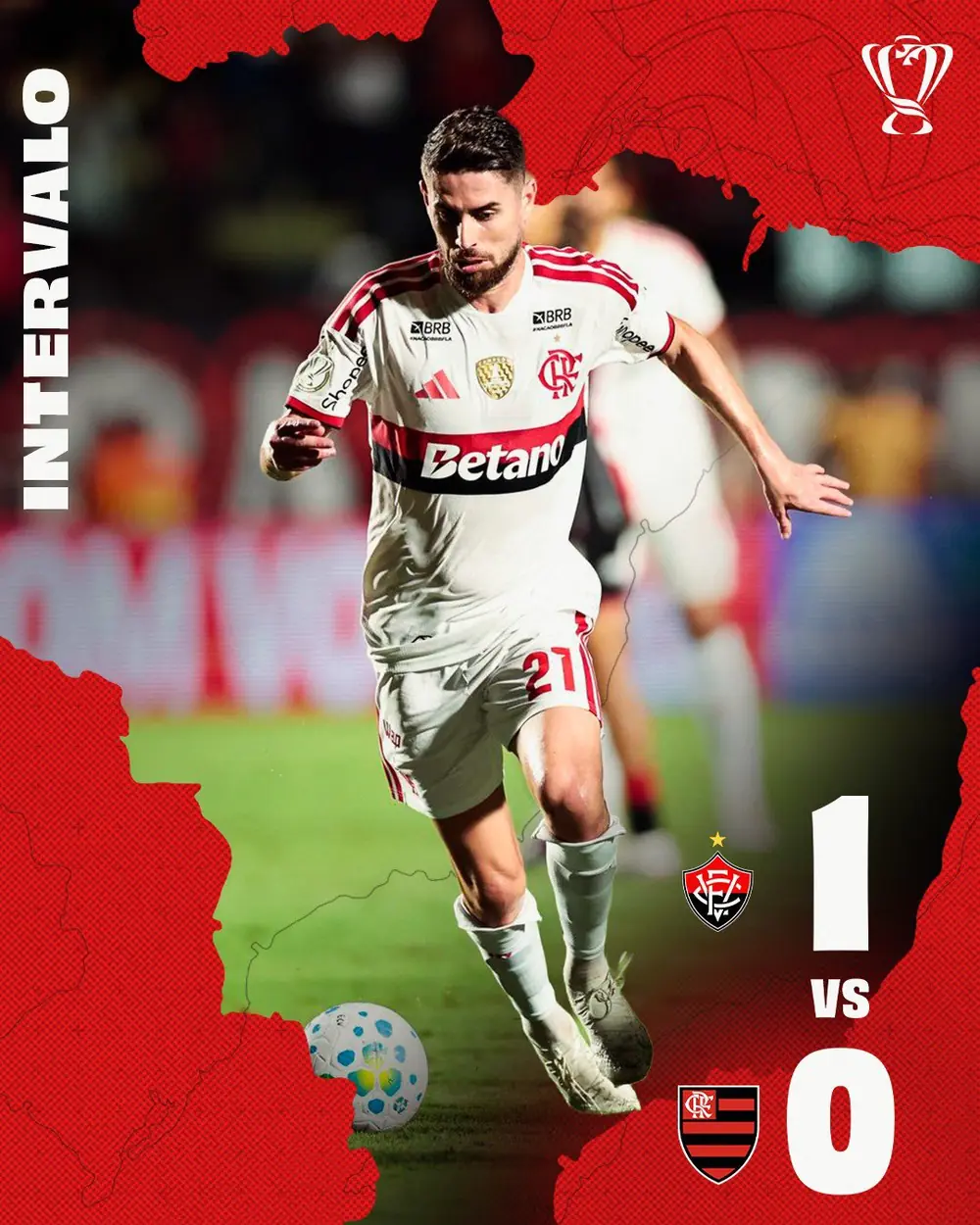 Vitória vence Flamengo no Barradão e avança na Copa do Brasil