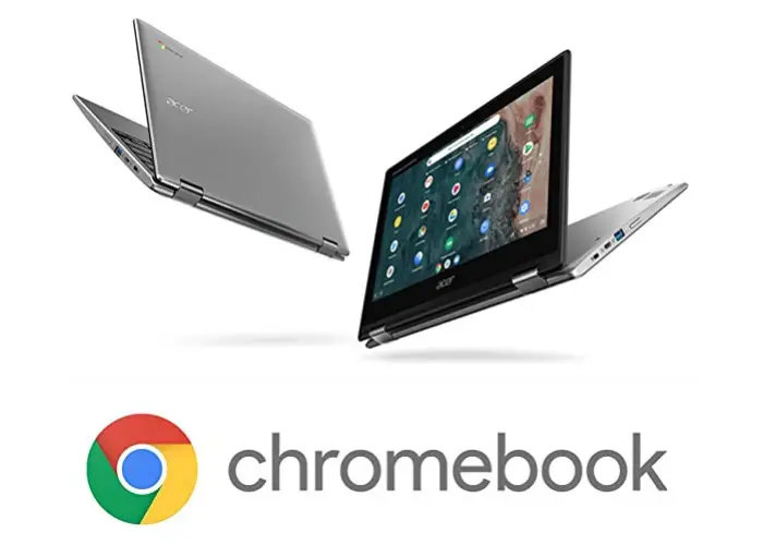 Acer Chromebook rotação 311 Laptop Convertible, Intel Celeron N4020, 11.6" HD Touch, 4GB LPDDR4, 32GB eMMC, Gigabit Wi-Fi 5, Bluetooth 5.0, Google Chrome, CP311-2H-C679