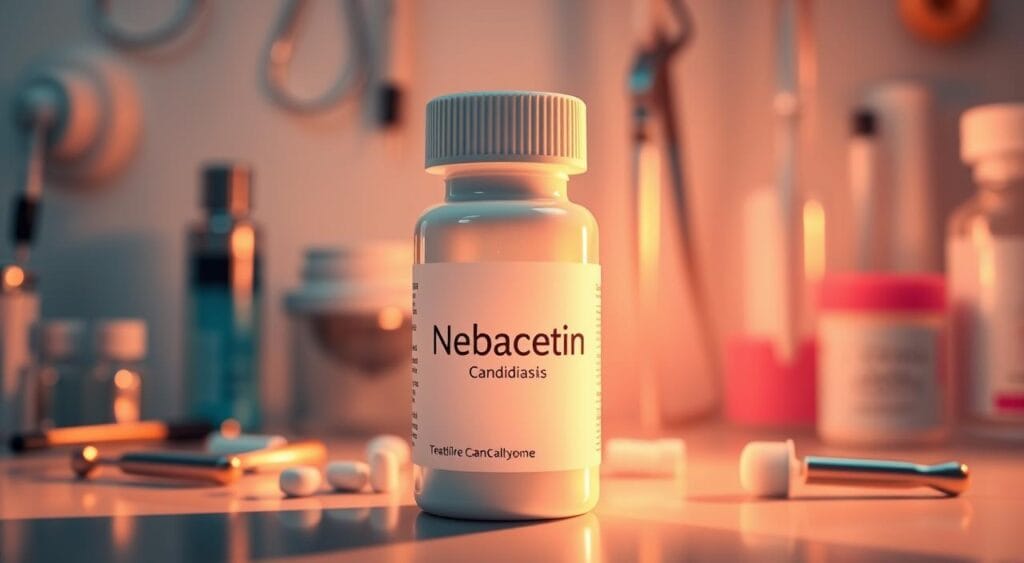 Nebacetin pode ser usado para candidíase