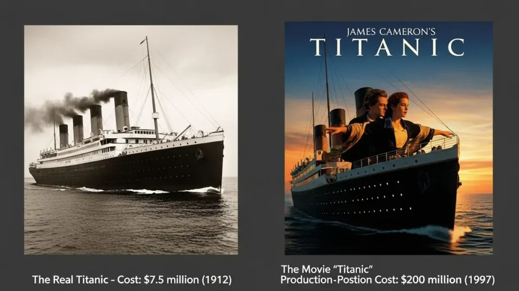 Titanic custou mais que o navio real