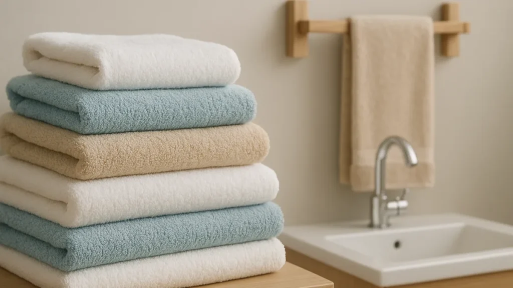 Como escolher kit de toalhas para comprar e combinar com o banheiro