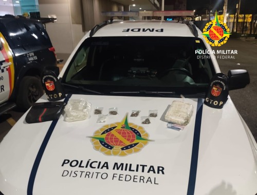 Preso em flagrante suspeito de roubo e tráfico em Ceilândia