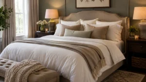 Como deixar a cama mais aconchegante sem exagerar na decoração